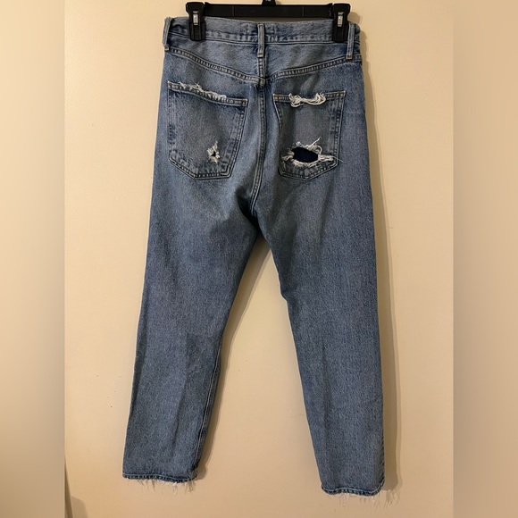 Agolde 90s pinch waist high rise straight distressed - Picture 4 of 5